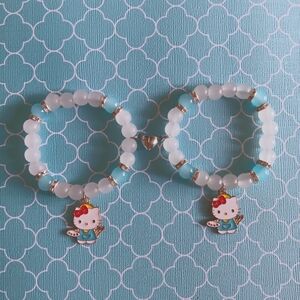 Hello kitty artist magnetic heart bracelets